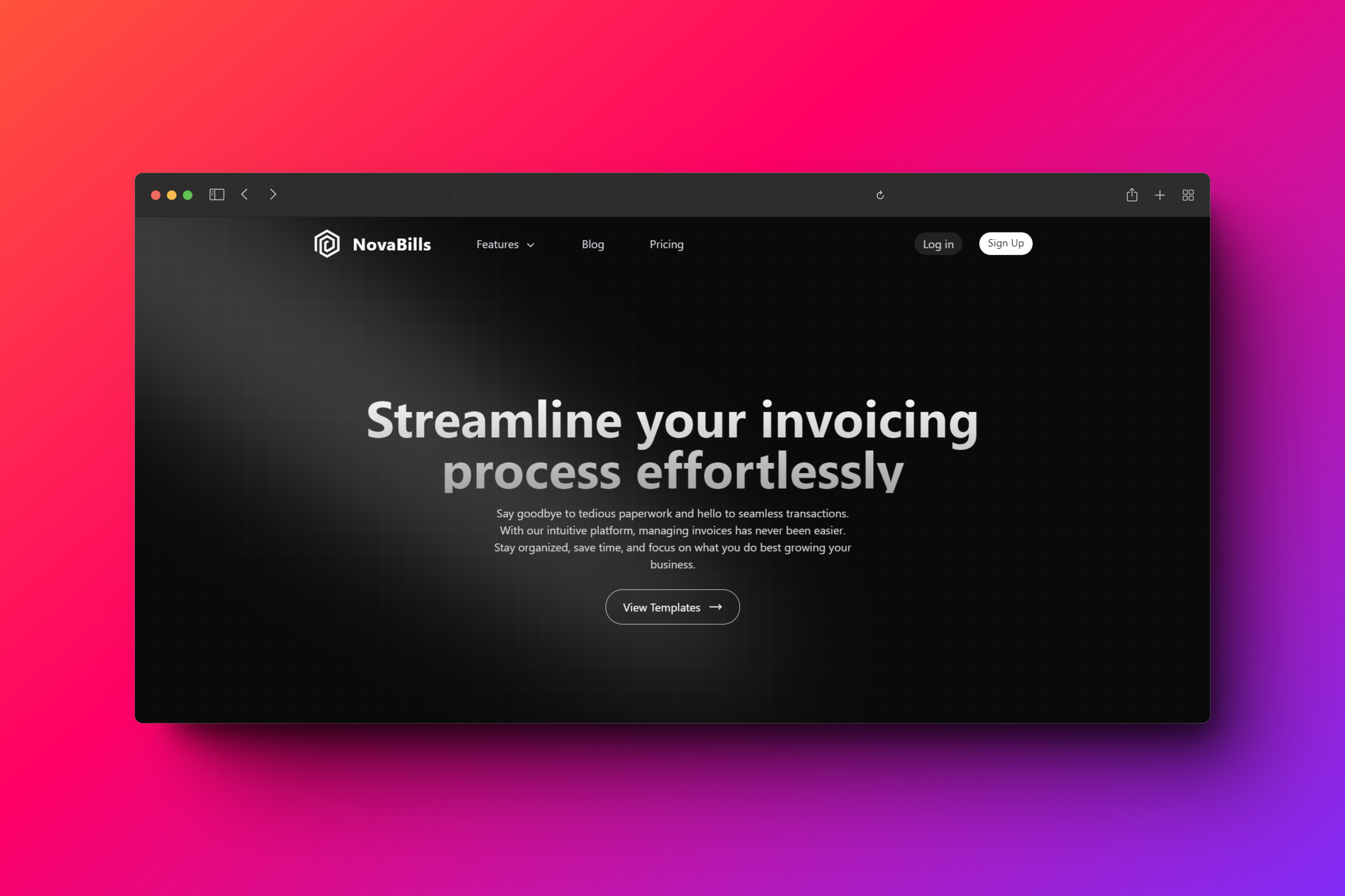 NovaBills App Preview